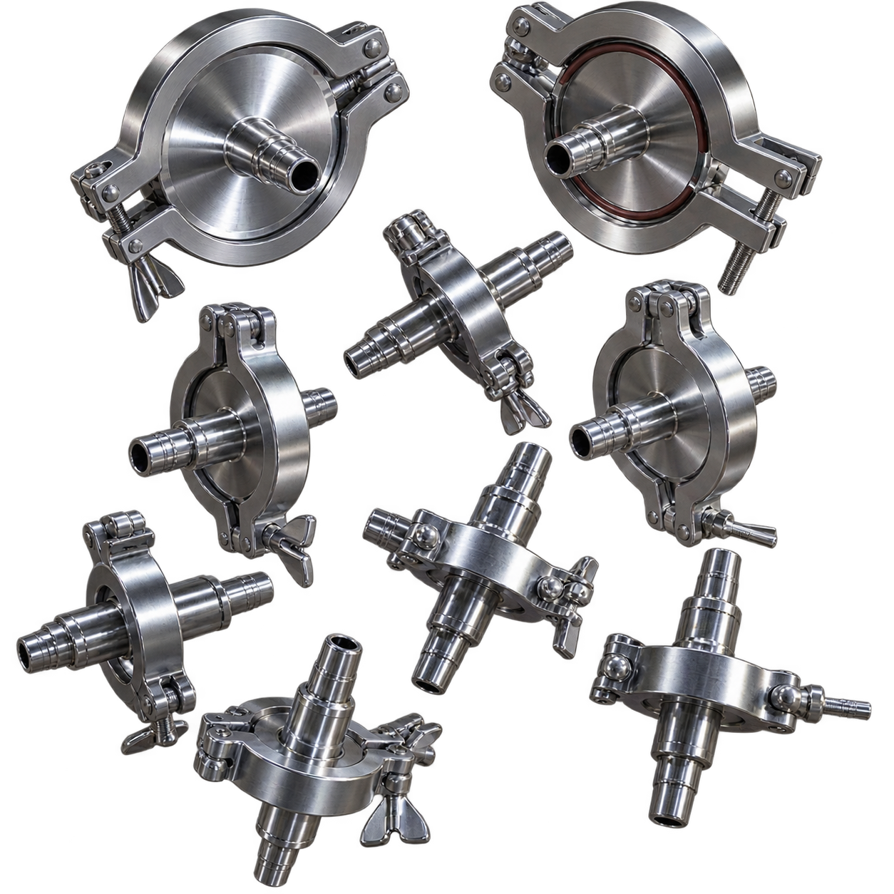 SS flange type sight Glass with wiper