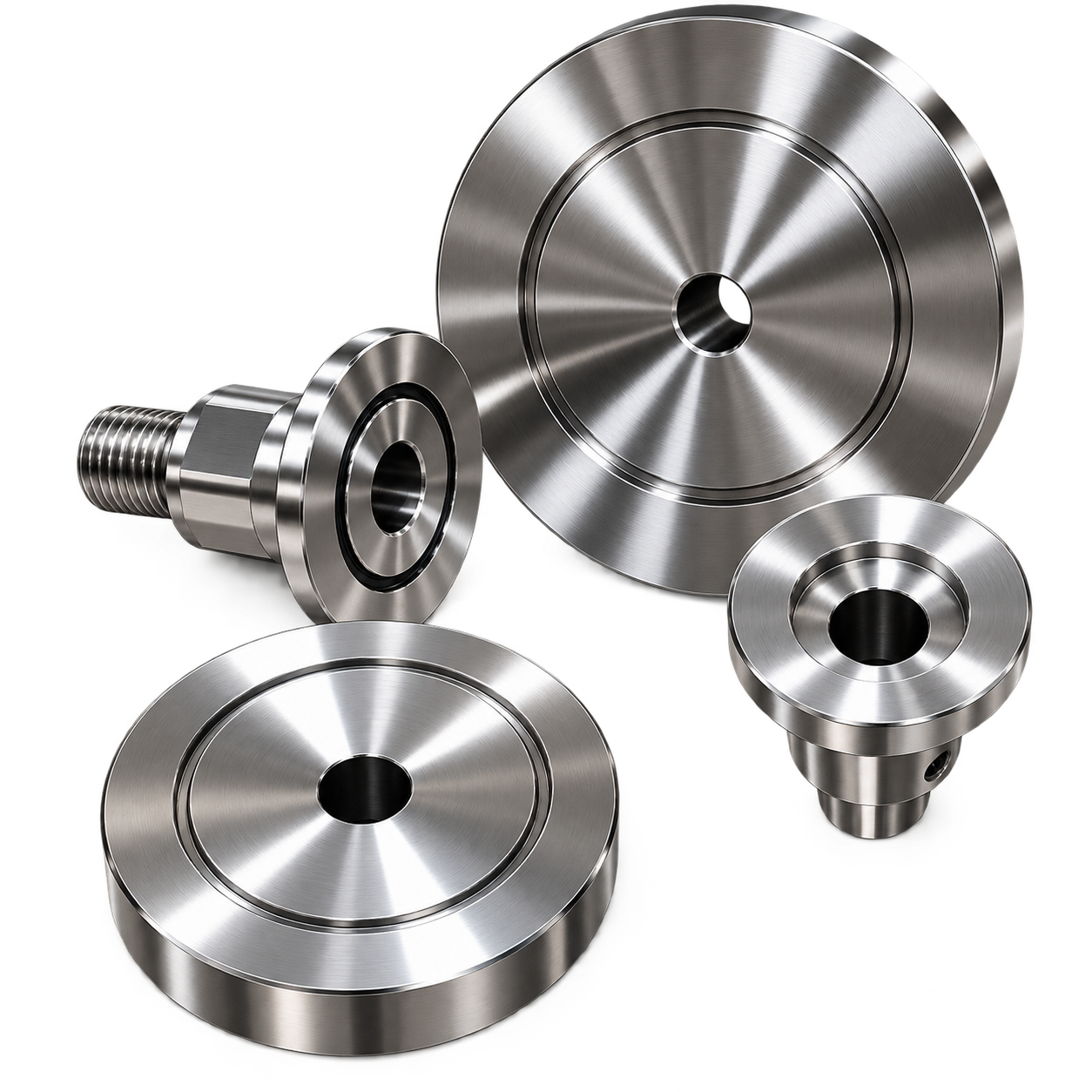 Vacuum KF BSP male nipple