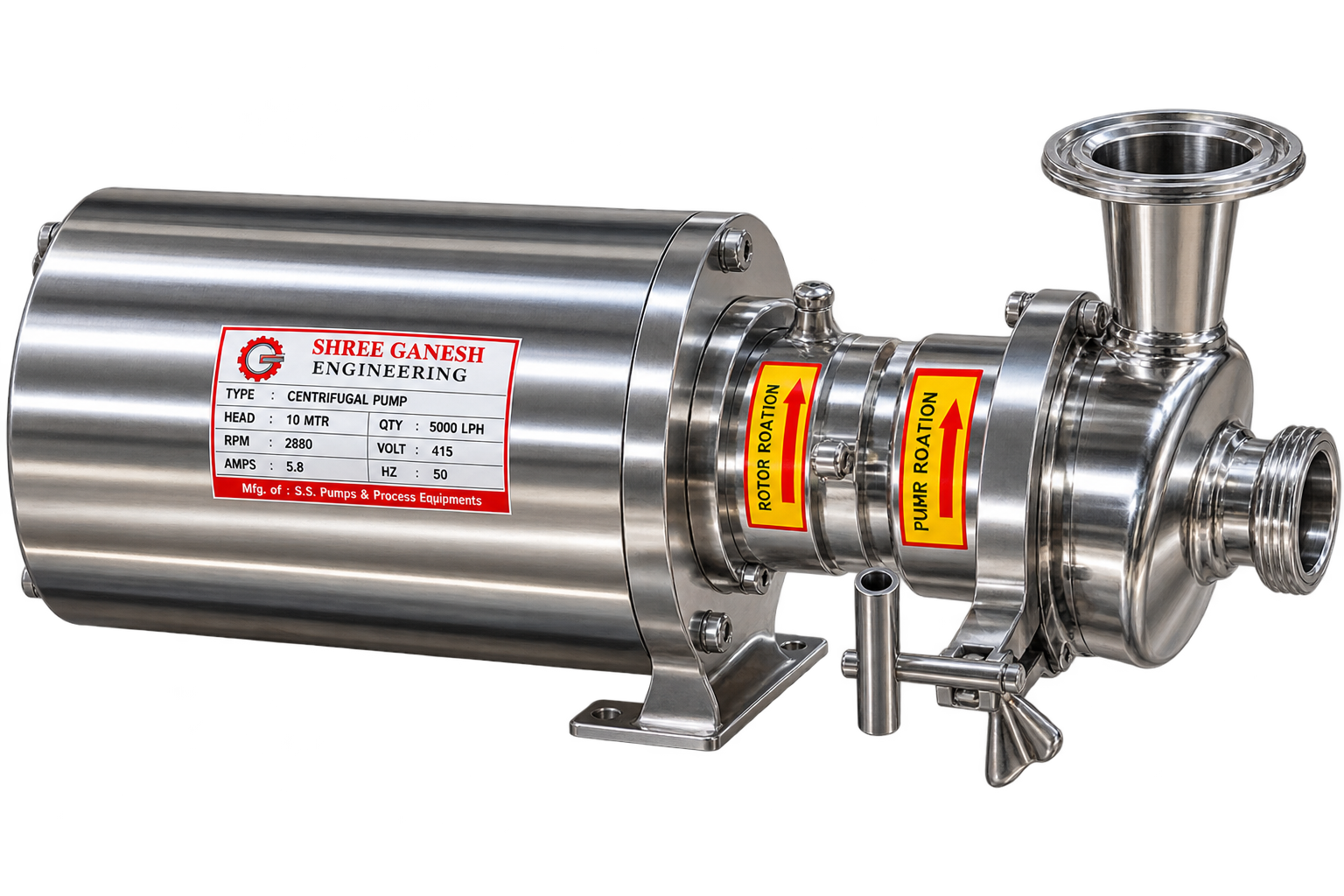 SS Milk Pump